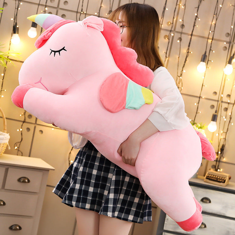 Wholesale ins net red creative doll plush toy cute unicorn doll children pillow gift customization