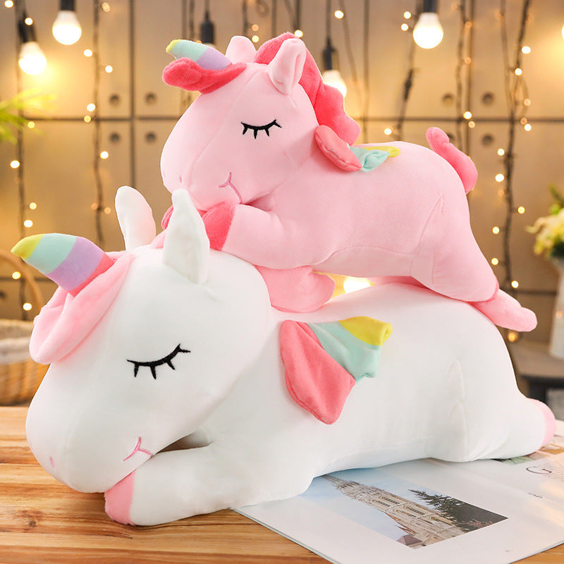Wholesale ins net red creative doll plush toy cute unicorn doll children pillow gift customization