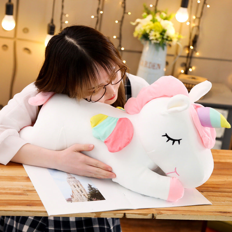 Wholesale ins net red creative doll plush toy cute unicorn doll children pillow gift customization