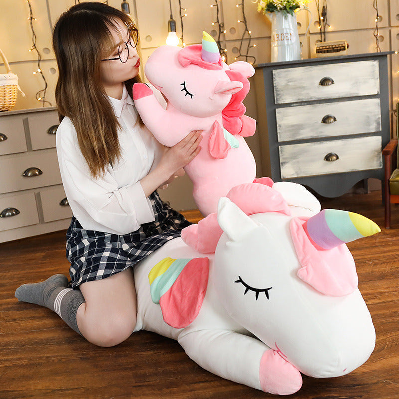 Wholesale ins net red creative doll plush toy cute unicorn doll children pillow gift customization