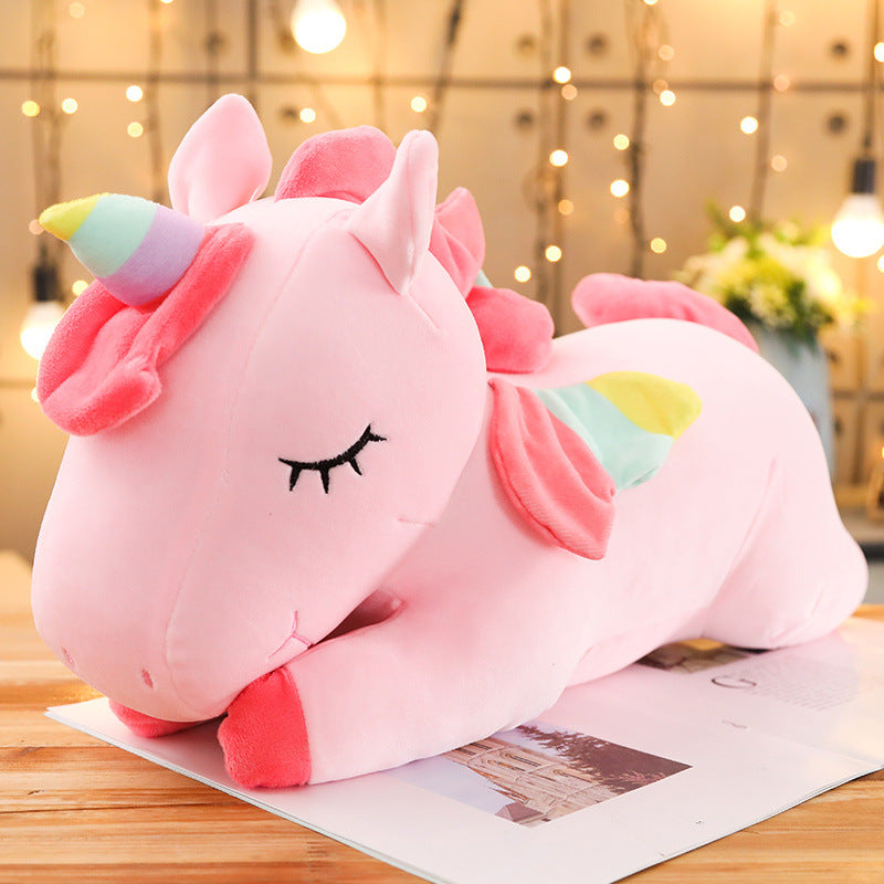 Wholesale ins net red creative doll plush toy cute unicorn doll children pillow gift customization