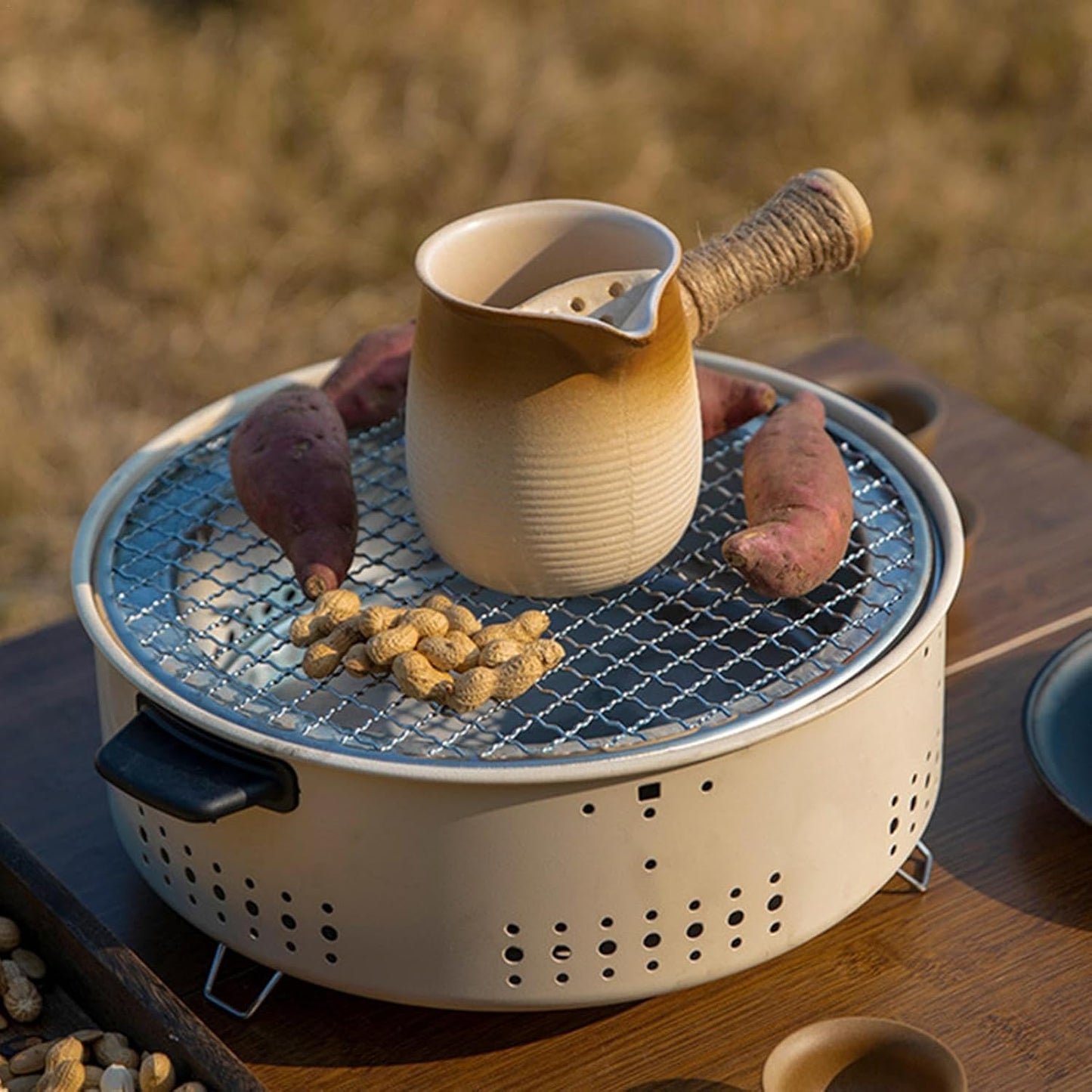 Outdoor Round Barbecue Grill