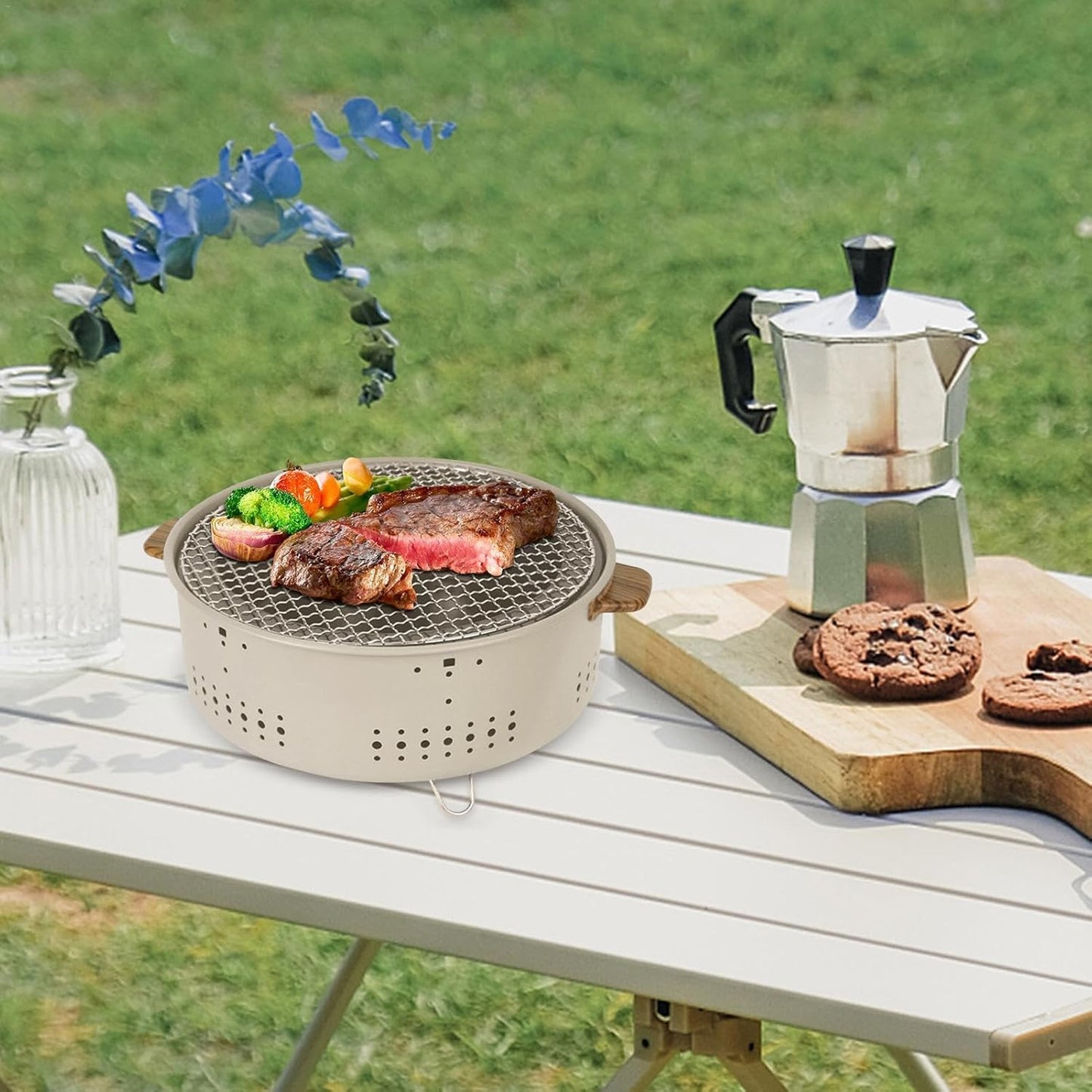 Outdoor Round Barbecue Grill