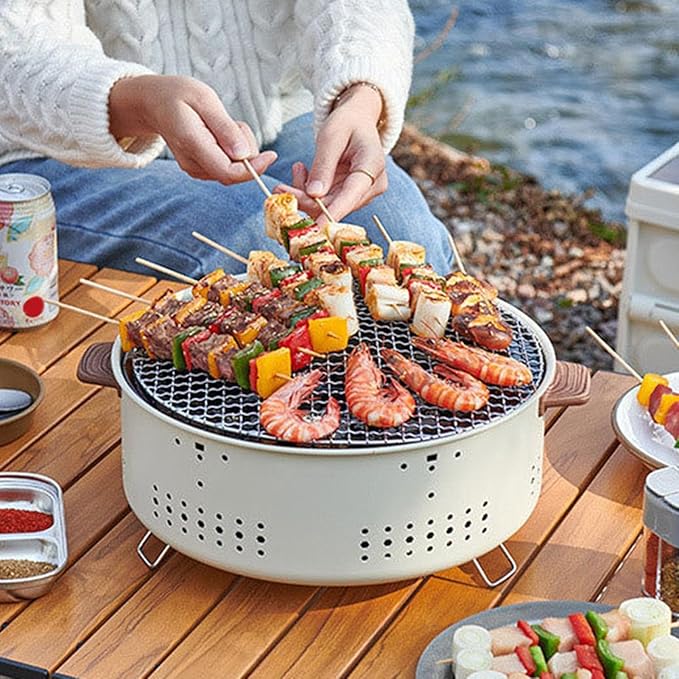 Outdoor Round Barbecue Grill