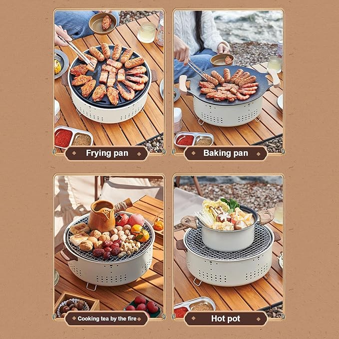 Outdoor Round Barbecue Grill