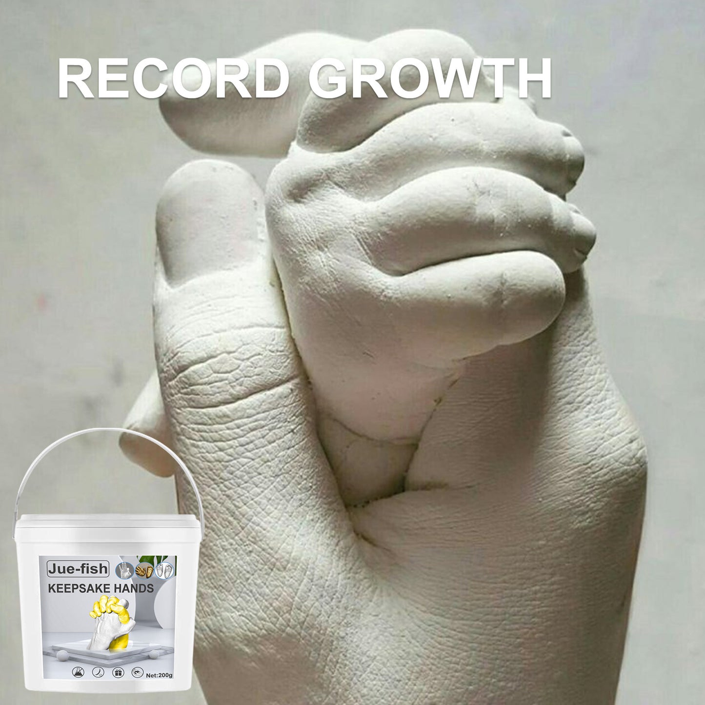 Mother's Day creative 3D Hand Mold Powder