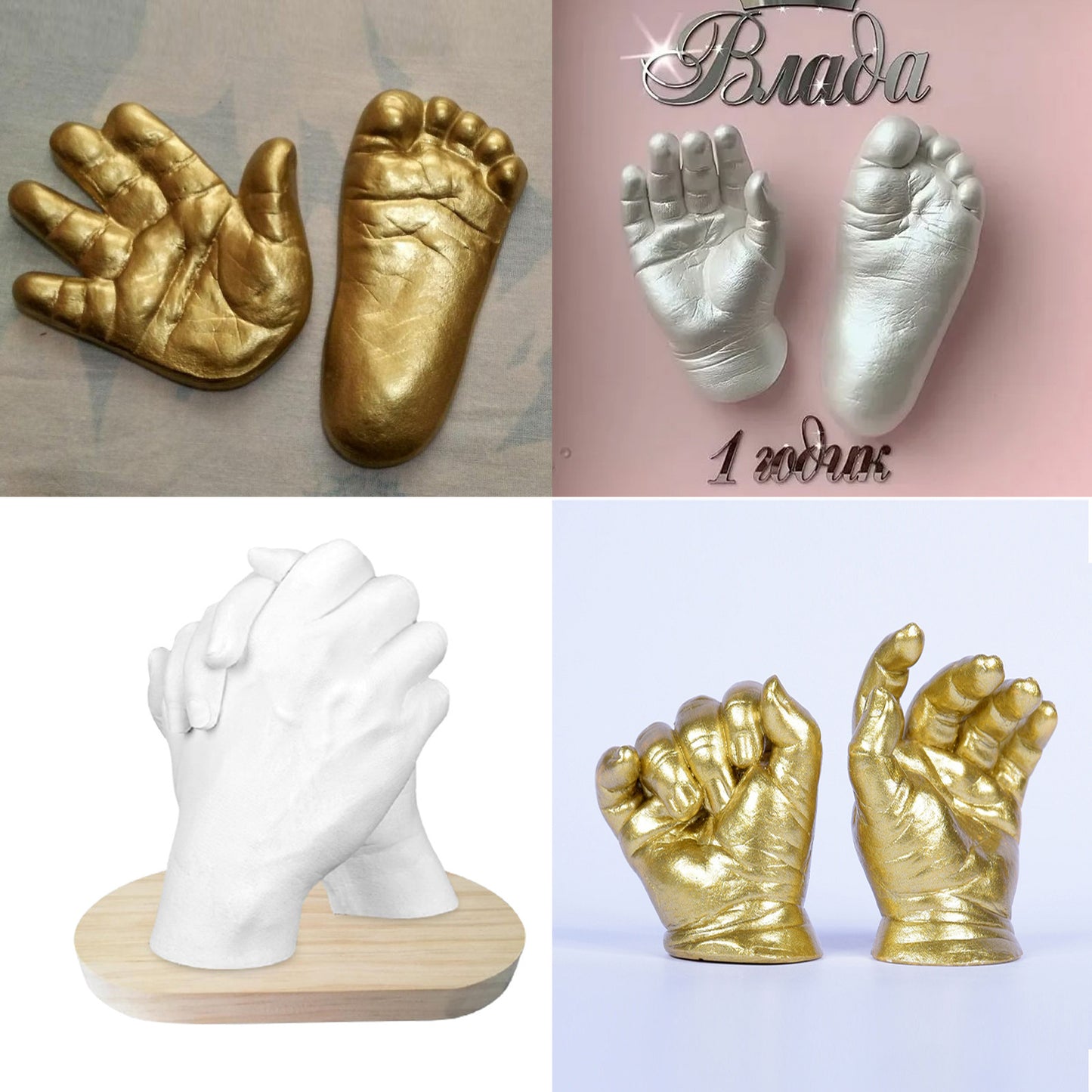 Mother's Day creative 3D Hand Mold Powder