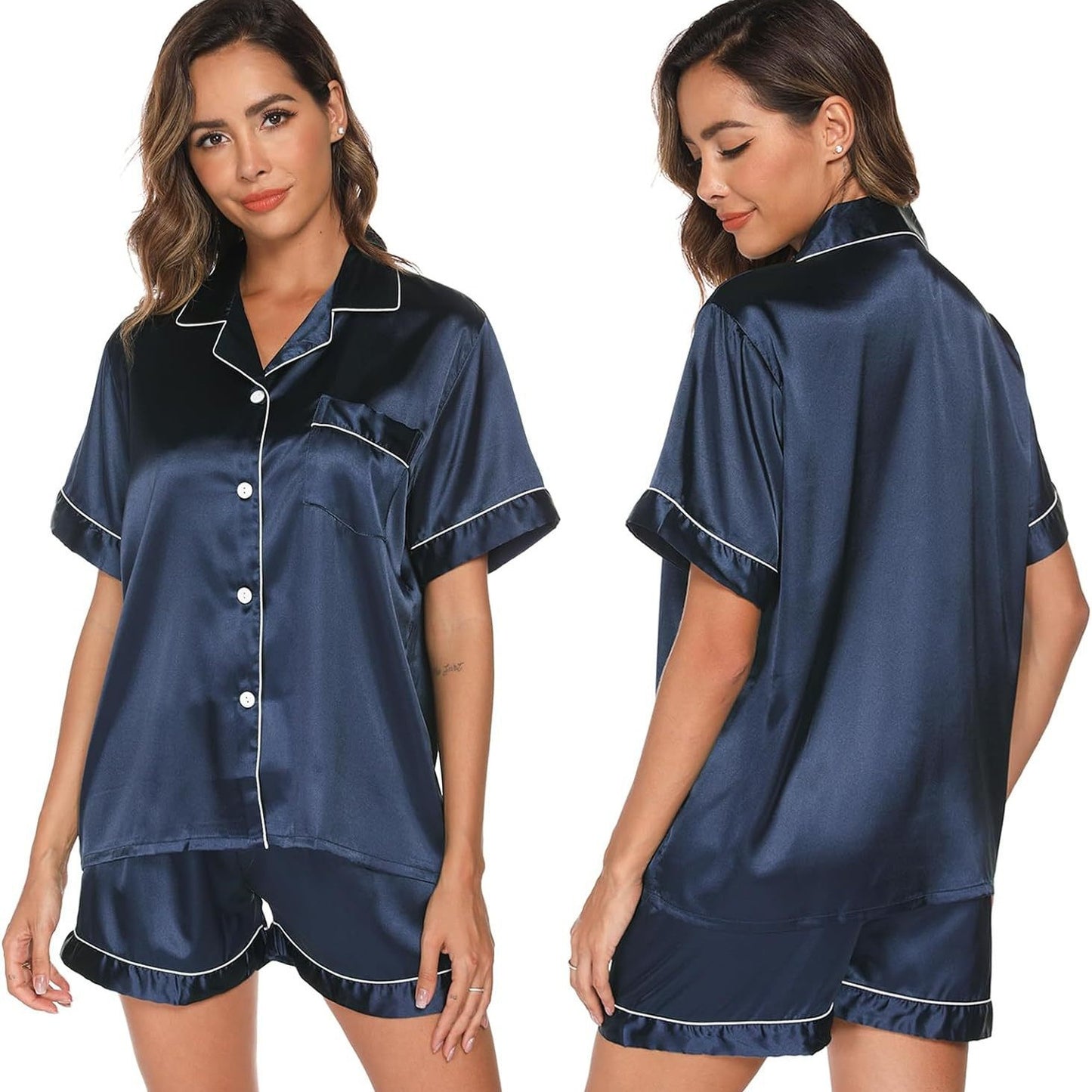 Satin Silk Pajama Set