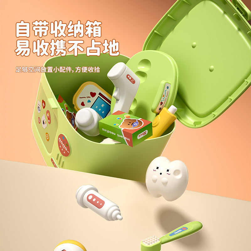 Cute car play house with storage box educational interactive children's toys