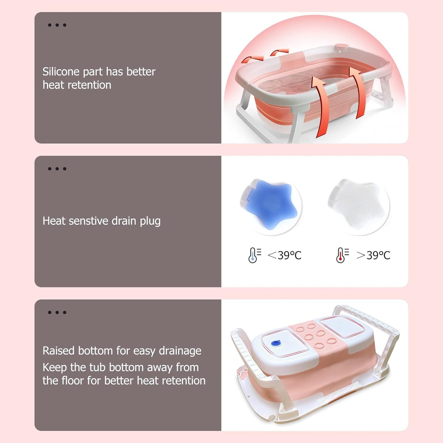Foldable Baby Bathtub