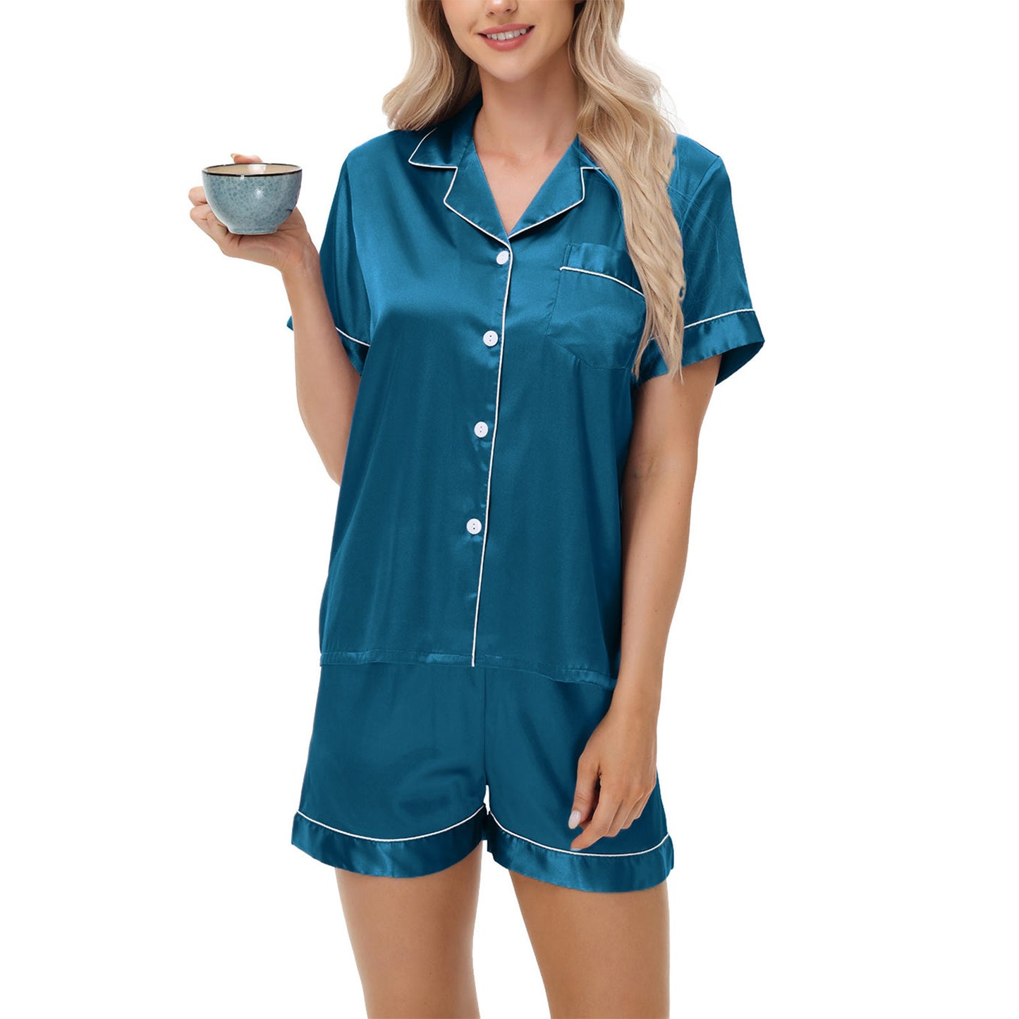 Satin Silk Pajama Set