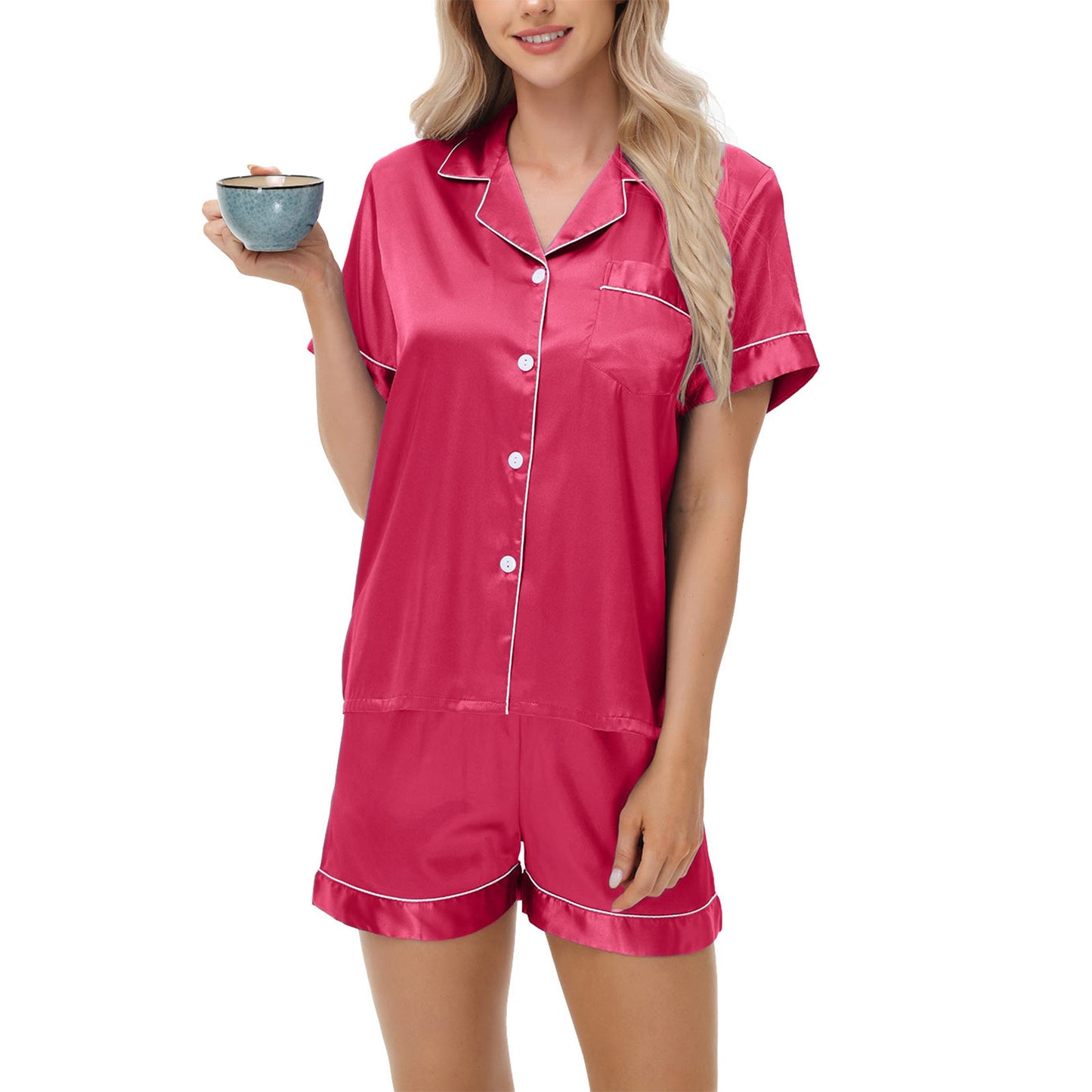 Satin Silk Pajama Set